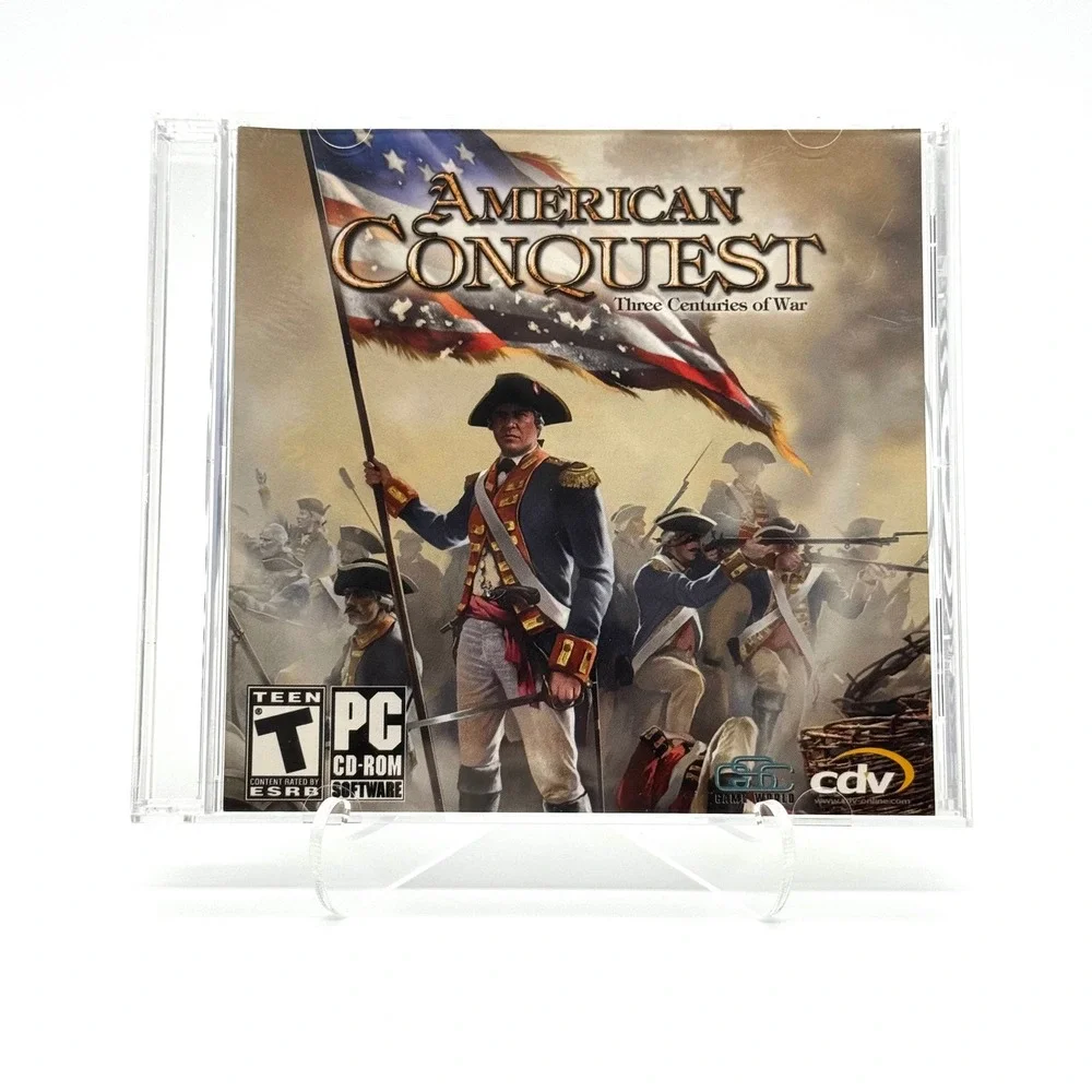 American Conquest Three Centuries of War PC CD-ROM Game 2002 CDV Strategy